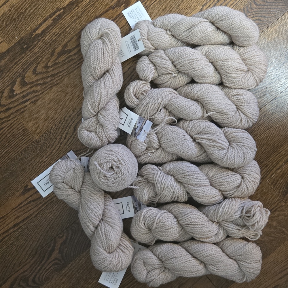 DESTASH: 9+ Blue Sky Fibers Woolstok Worsted Yarn Skeins in Driftwood